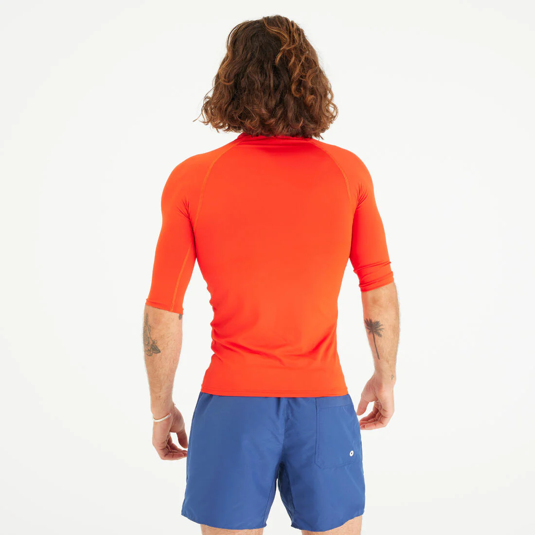 Polera UV hombre manga corta naranjo - Image 11