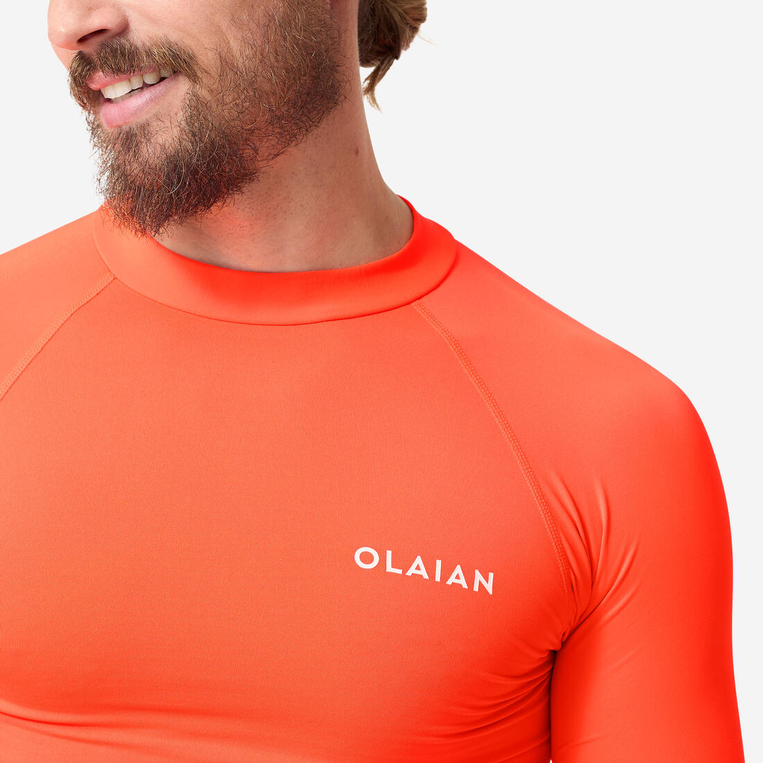 Polera UV hombre manga corta naranjo - Image 20
