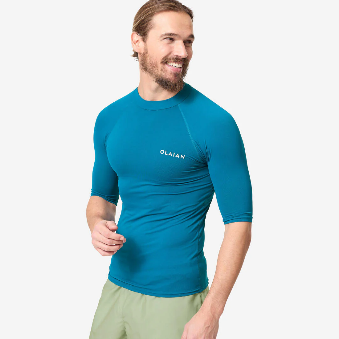 Polera UV hombre manga corta naranjo - Image 4