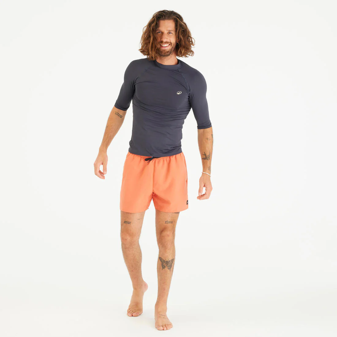 Polera UV hombre manga corta naranjo - Image 7