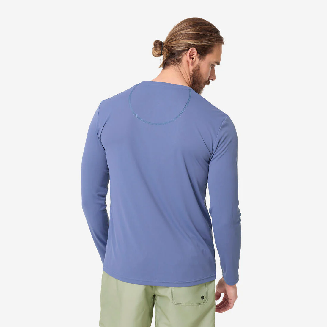 Polera UV hombre manga larga surf azul - Image 4