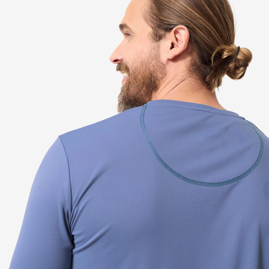 Polera UV hombre manga larga surf azul - Image 6