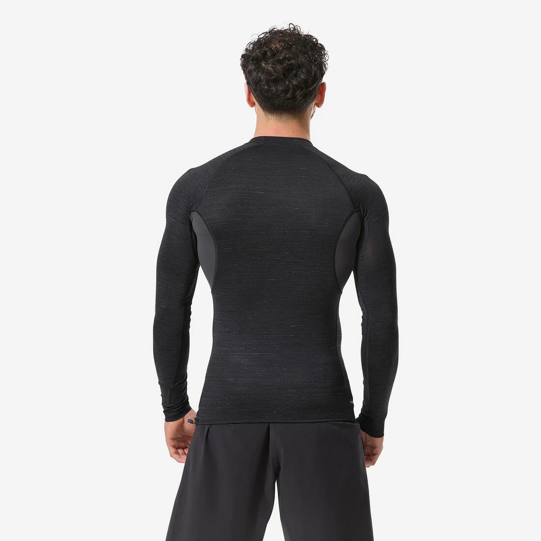 Polera UV hombre manga larga surf negro - Image 4