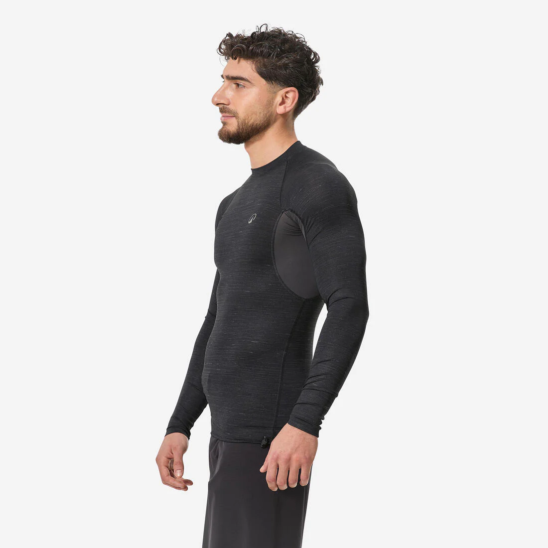 Polera UV hombre manga larga surf negro - Image 5