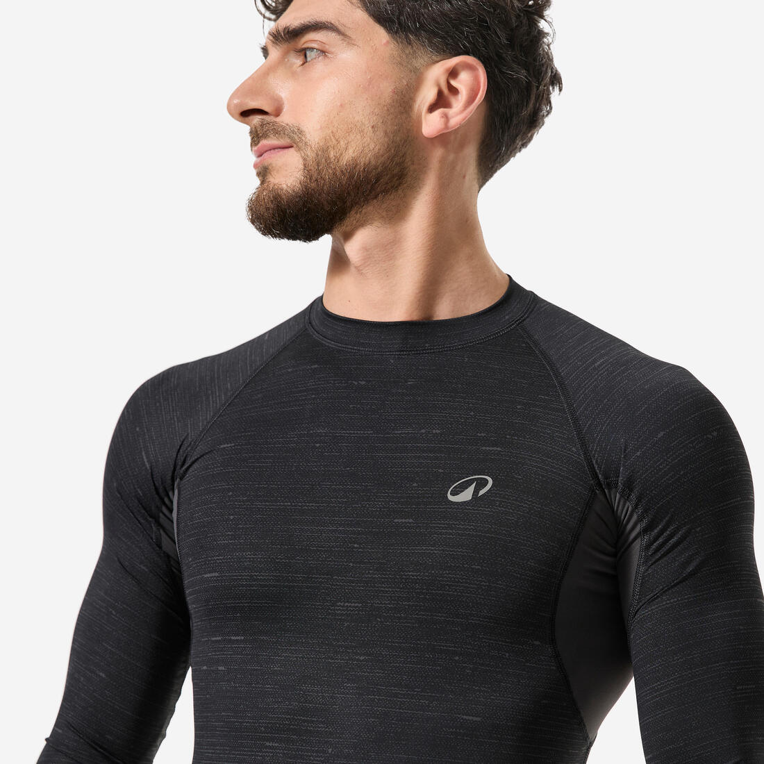 Polera UV hombre manga larga surf negro - Image 6