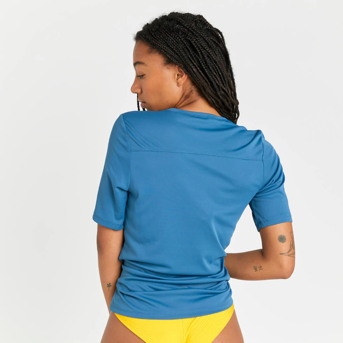 Polera UV mujer manga corta surf azul claro - Image 5