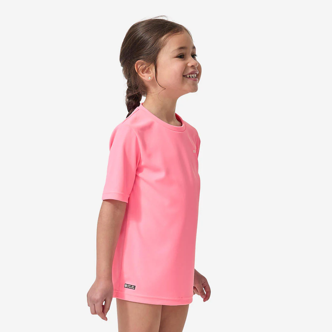 Polera UV niños manga corta celeste - Image 4