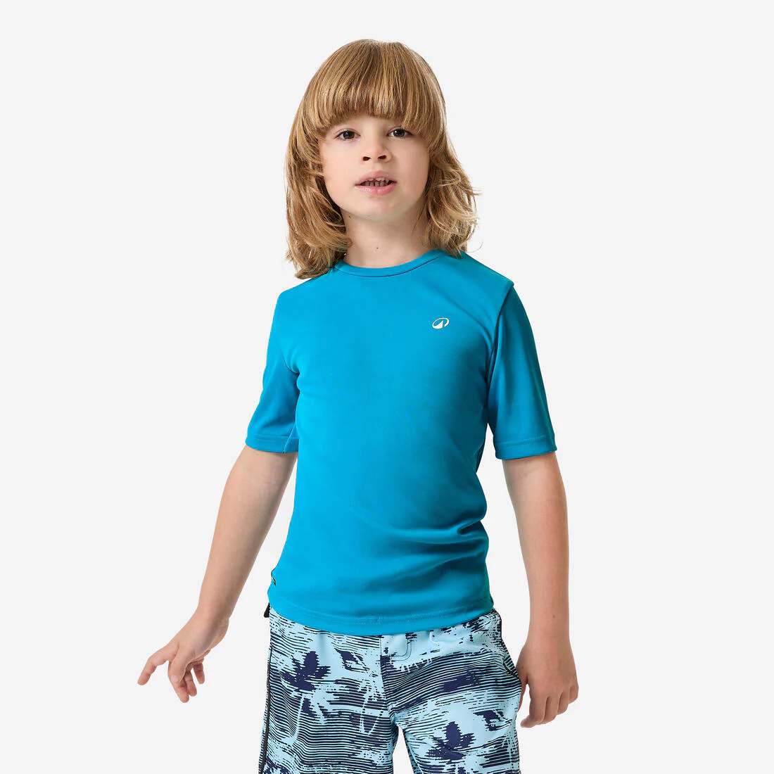 Polera UV niños manga corta surf verde limón - Image 2