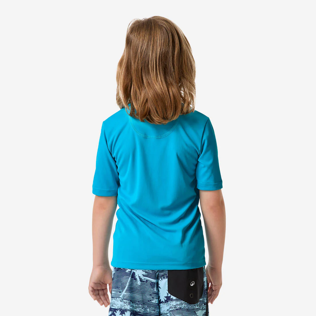 Polera UV niños manga corta surf verde limón - Image 5