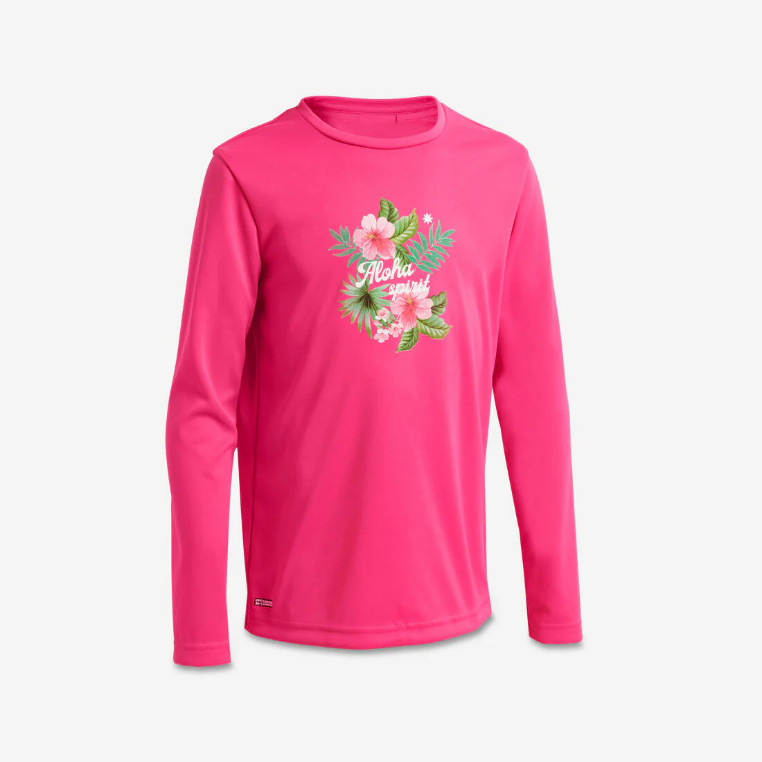 Polera UV niños manga larga surf azul estampado - Image 6