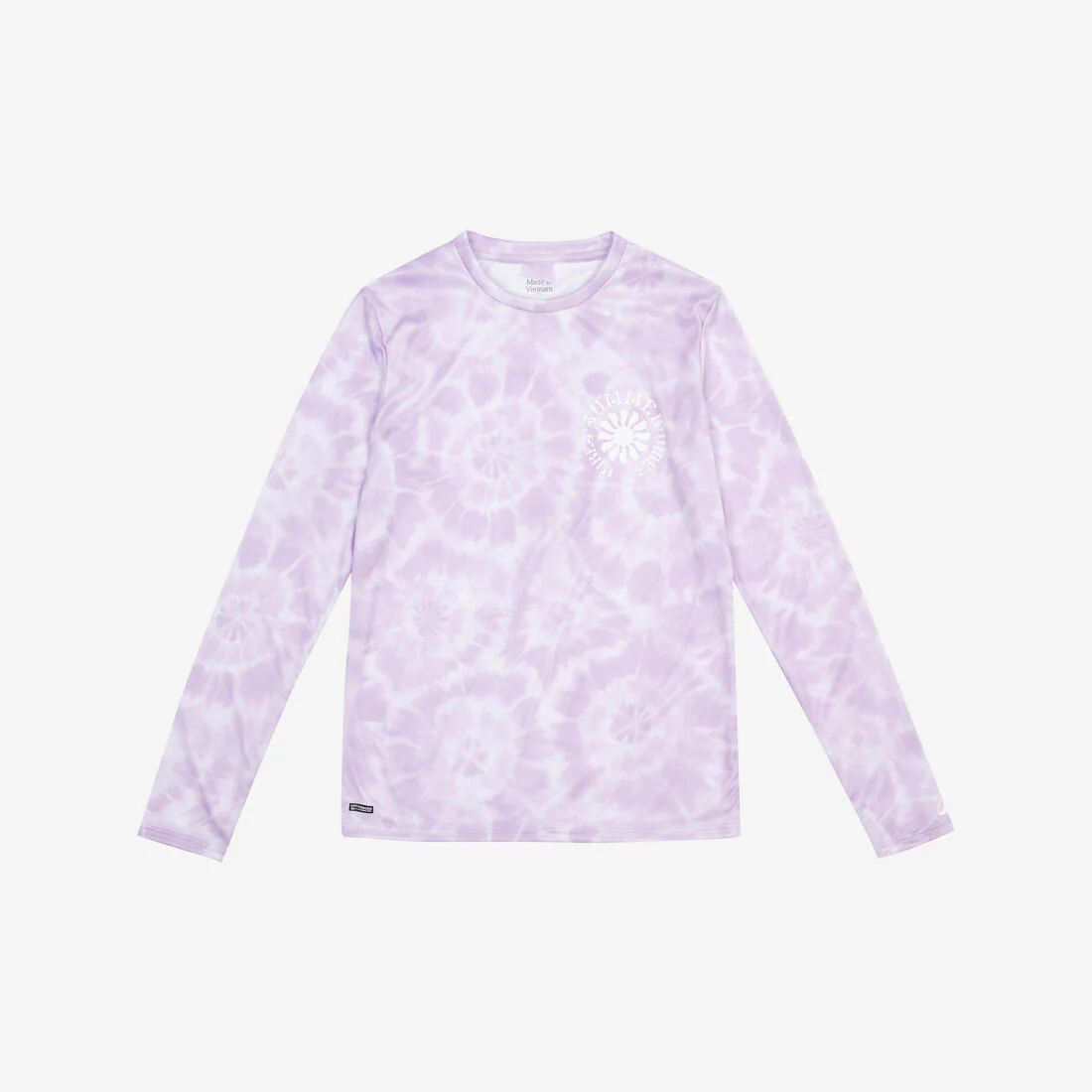 Polera UV niños manga larga surf morado blanco parma - Image 7