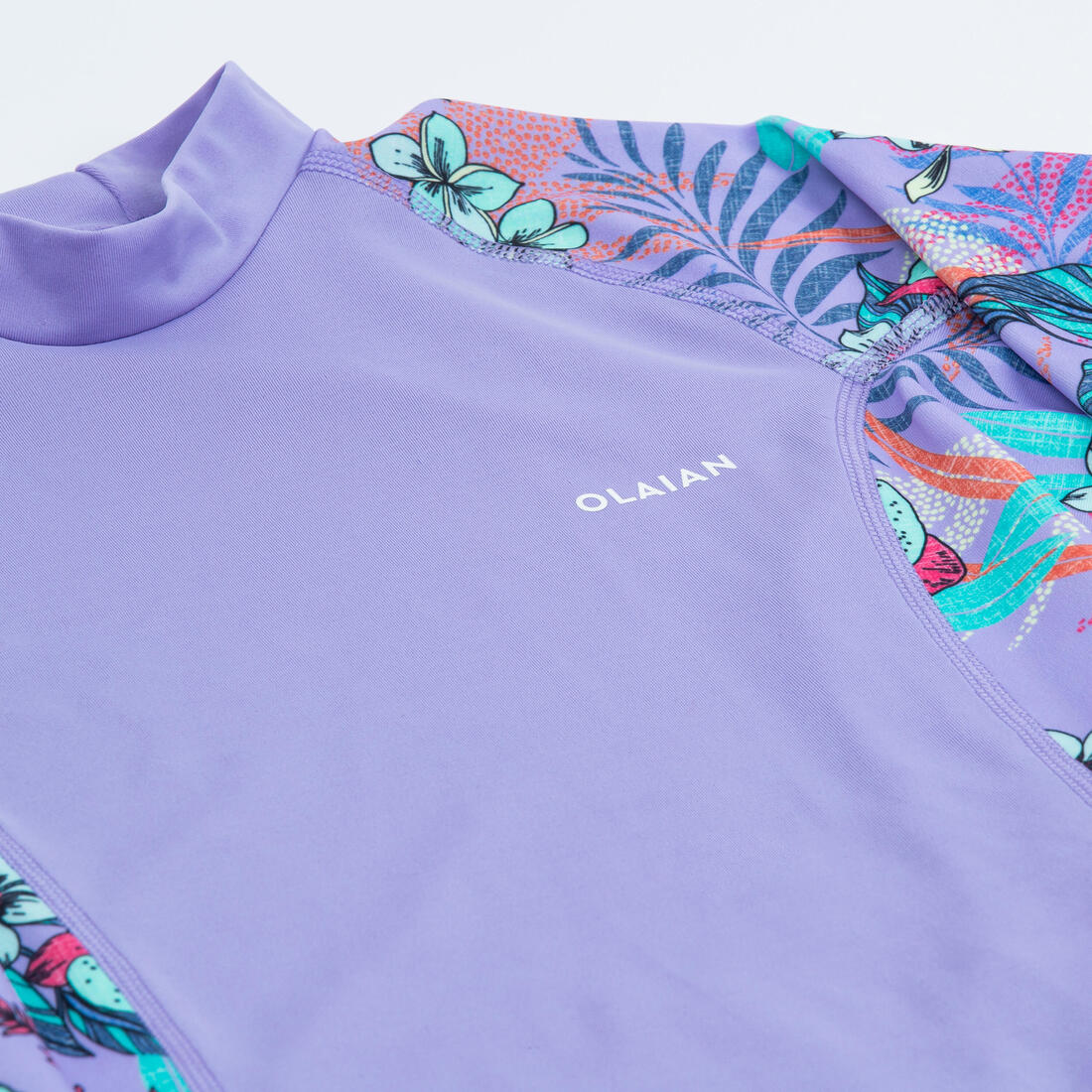 Polera UV ninos manga larga surf violeta con diseños - Image 7