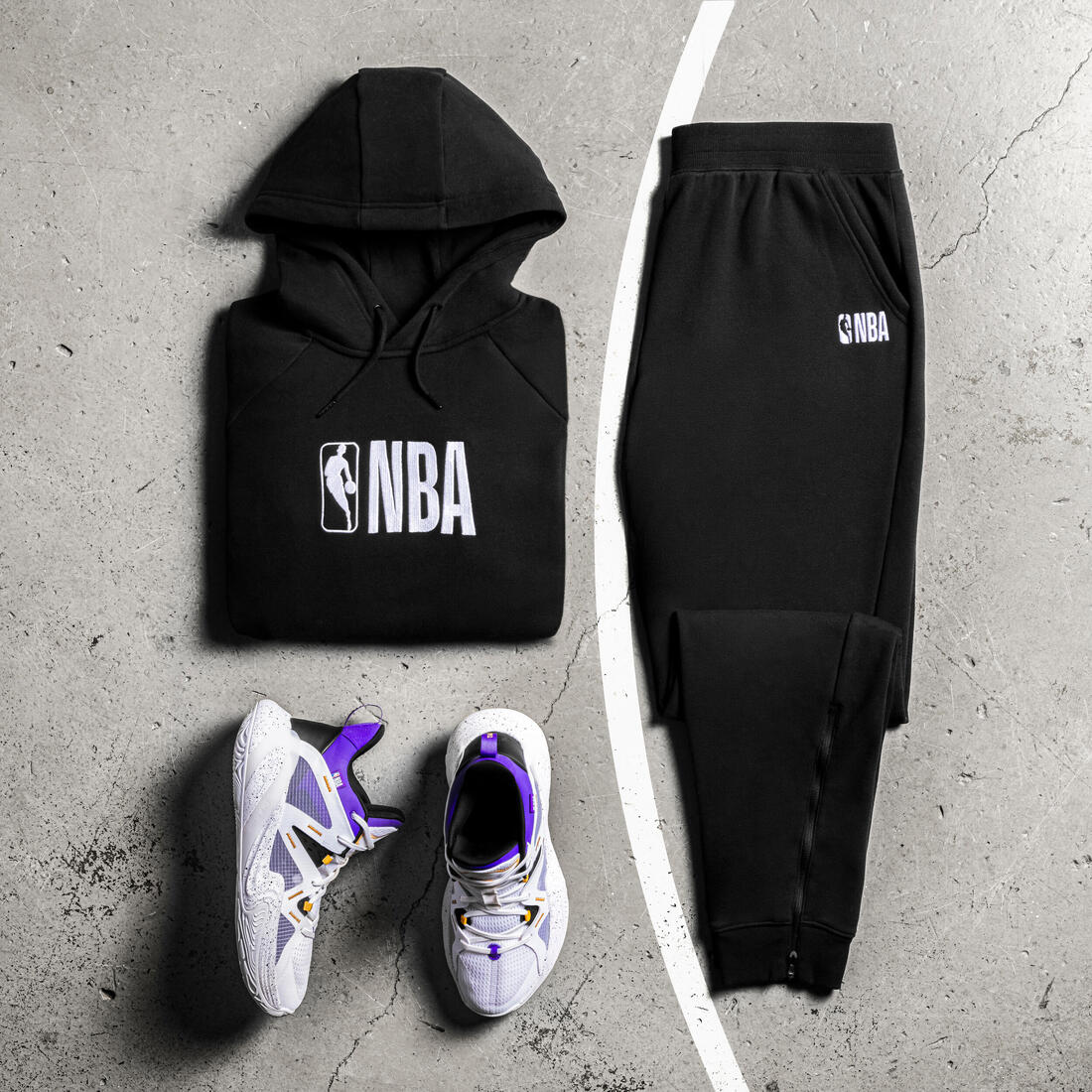POLERÓN CON GORRO ADULTO HOODIE 900 NBA - Image 8