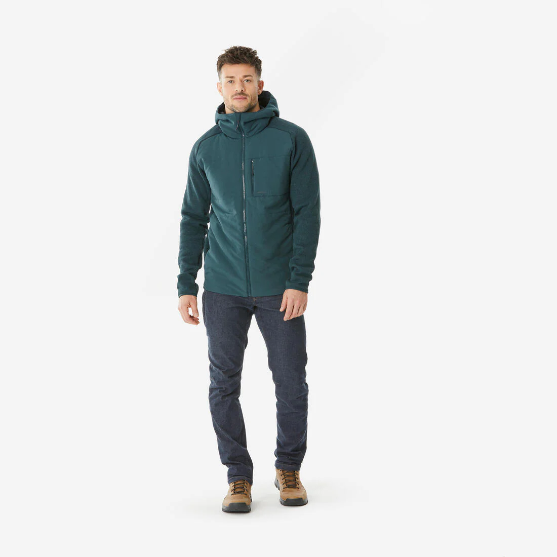 POLERÓN DE SENDERISMO HOMBRE NH500 HYBRIDE - Image 2