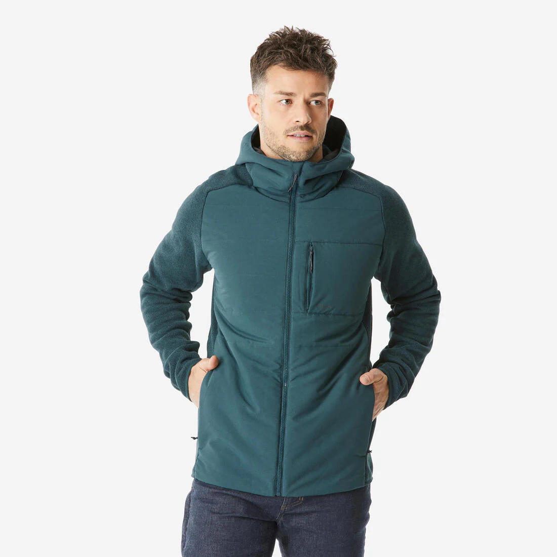POLERÓN DE SENDERISMO HOMBRE NH500 HYBRIDE - Image 5
