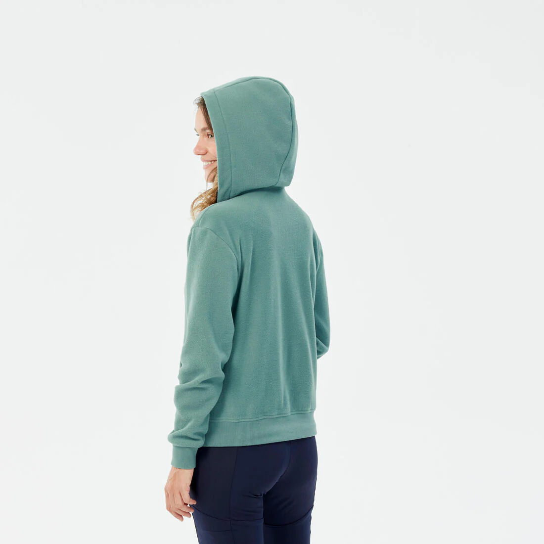 POLERÓN POLAR MUJER MH100 VERDE - Image 3