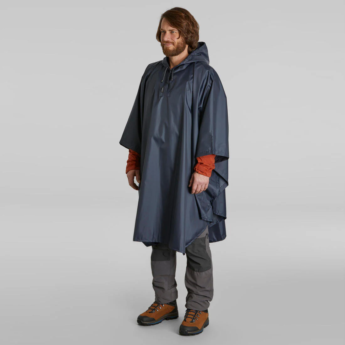 PONCHO IMPERMEABLE DE SENDERISMO FORCLAZ MT 100 AZUL 30L - Image 4
