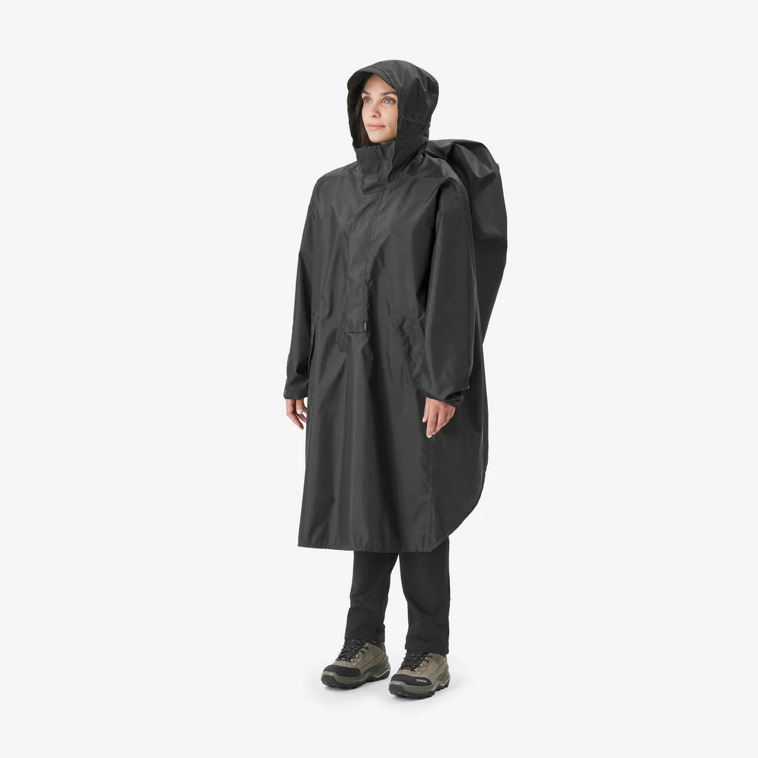 Poncho impermeable de senderismo - MT500 - 60L - negro - Image 2