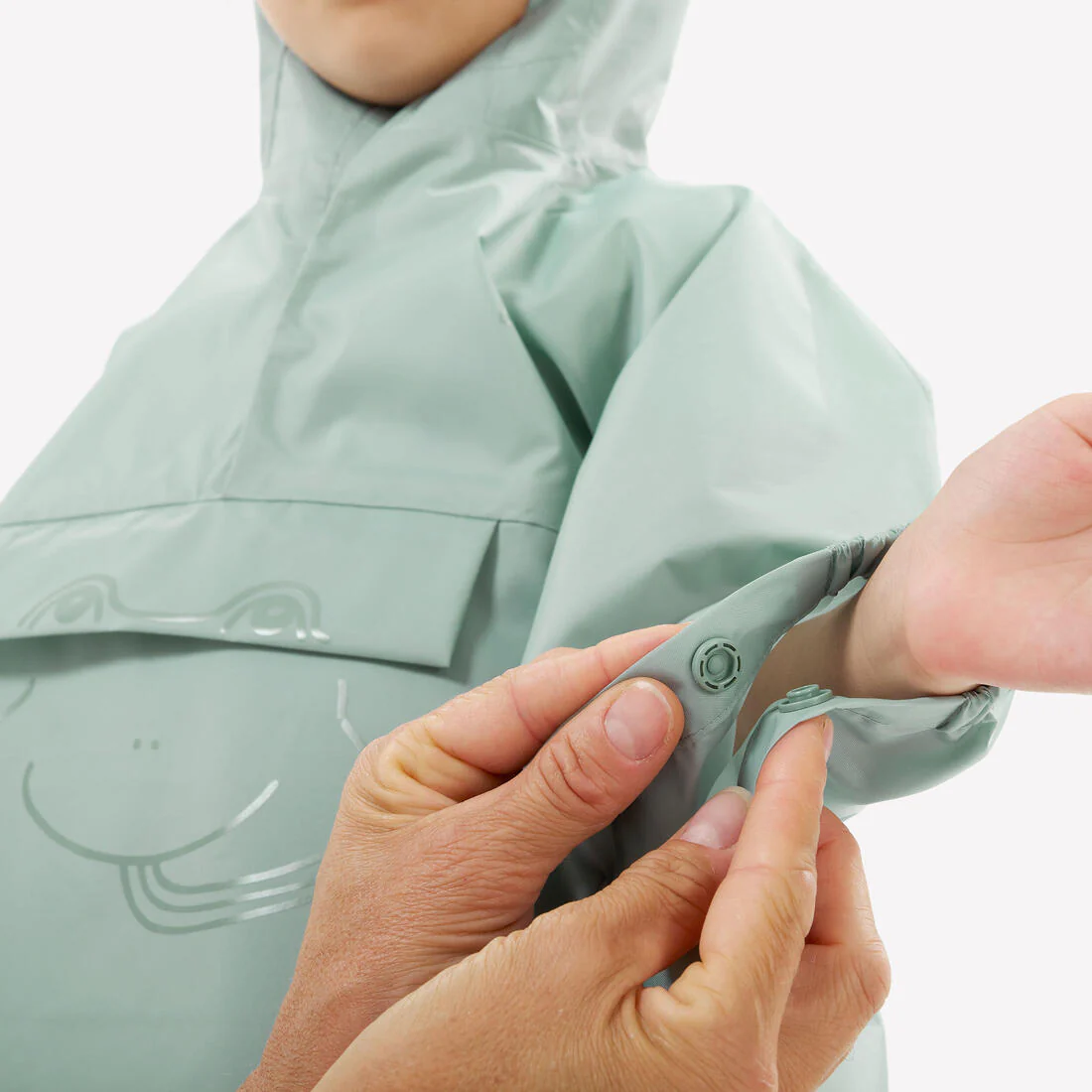 PONCHO IMPERMEABLE DE SENDERISMO NIÑOS MH100 KID - Image 15
