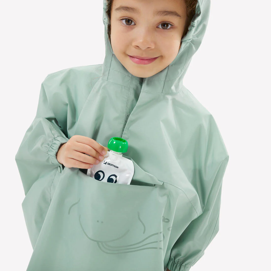 PONCHO IMPERMEABLE DE SENDERISMO NIÑOS MH100 KID - Image 18