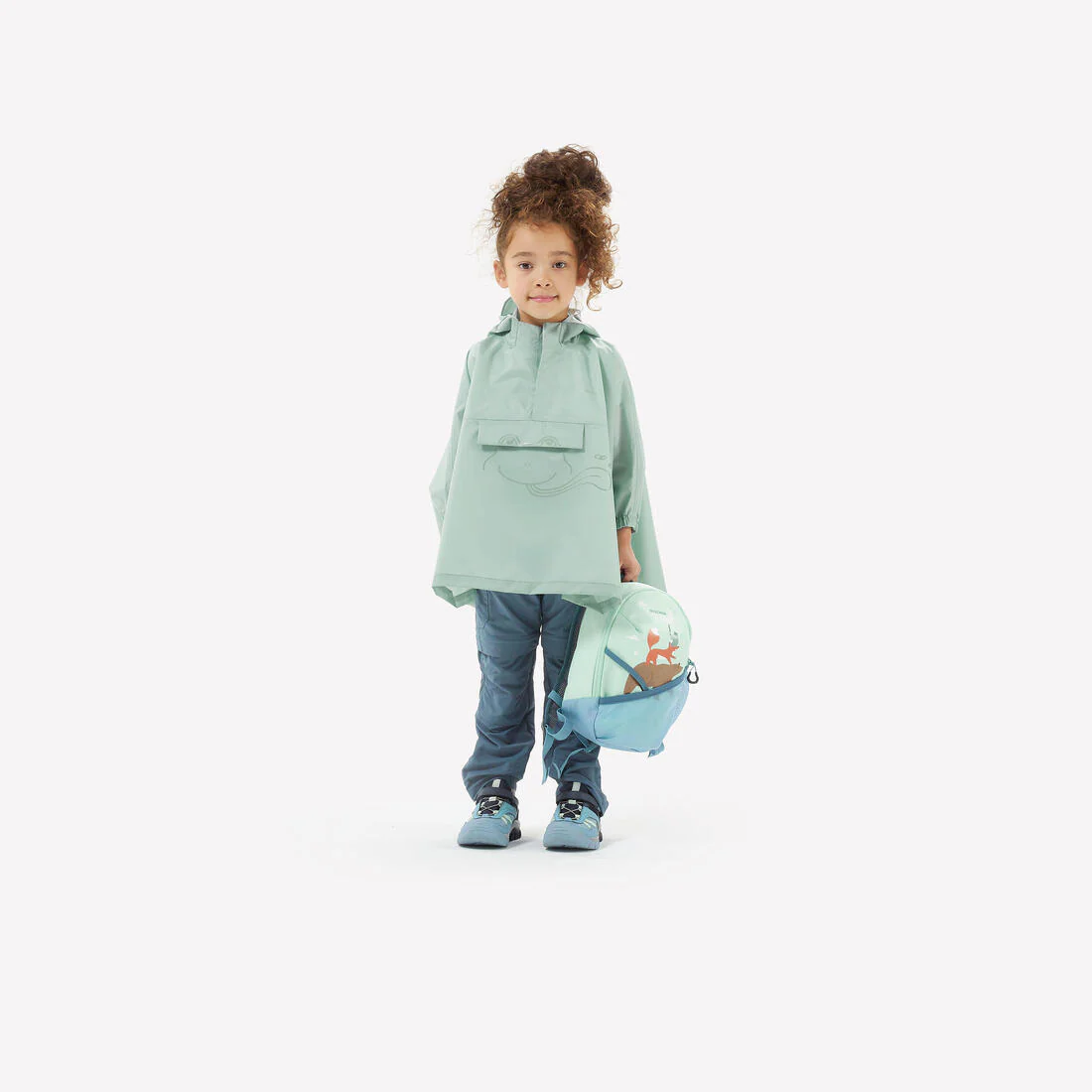 PONCHO IMPERMEABLE DE SENDERISMO NIÑOS MH100 KID - Image 24