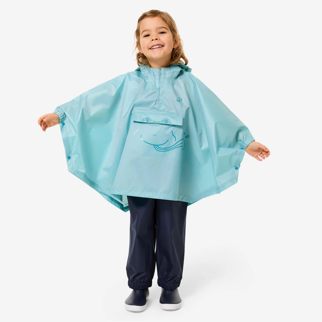 PONCHO IMPERMEABLE DE SENDERISMO NIÑOS MH100 KID - Image 5