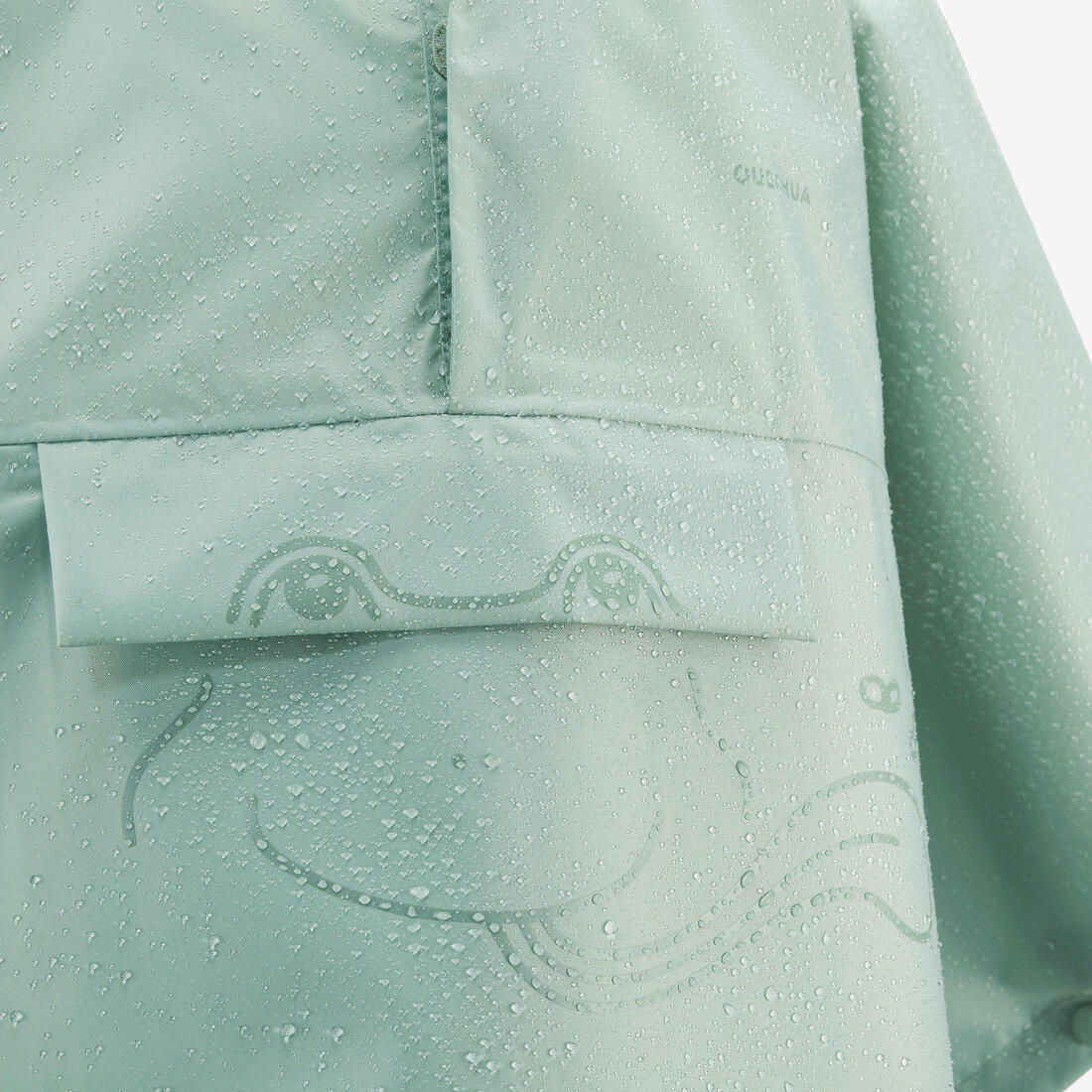PONCHO IMPERMEABLE DE SENDERISMO NIÑOS MH100 KID - Image 6