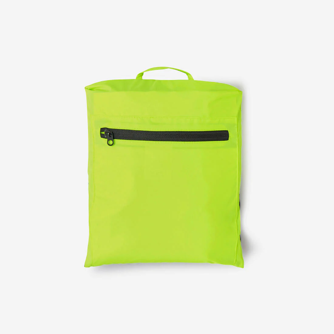 PONCHO NIÑOS NEGRO-AMARILLO FLUORESCENTE VISIBILIDAD DIURNA/NOCTURNA IMPERMEABLE - Image 12