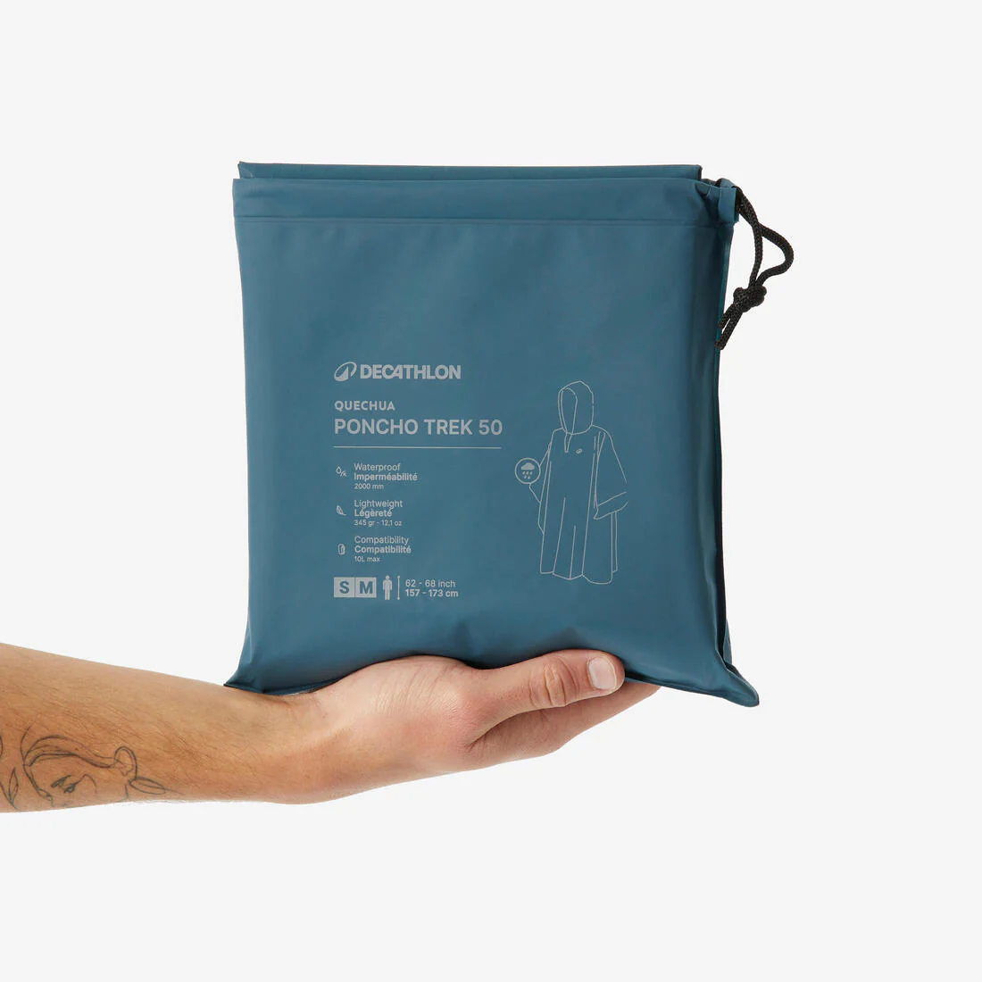 PONCHO IMPERMEABLE MT50 10 LITROS - Image 4