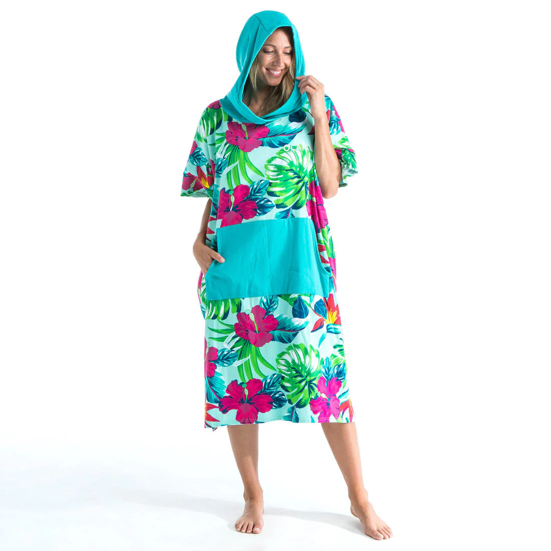 PONCHO SURF 500 SUNSET ADULTO +150 CM - Image 4