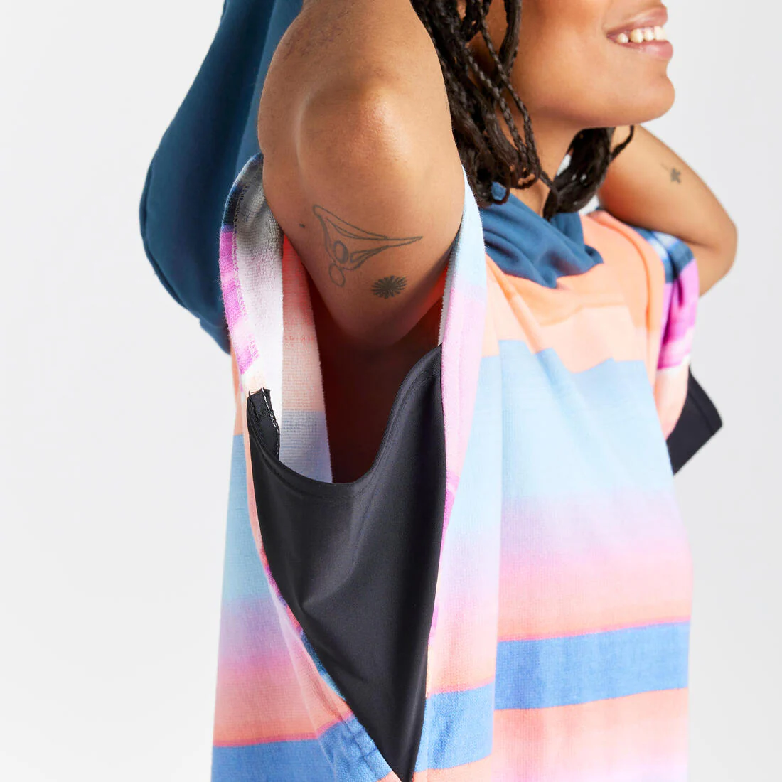 PONCHO SURF 500 SUNSET ADULTO +150 CM - Image 5