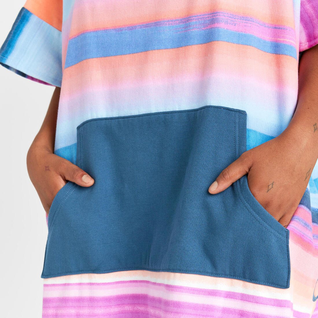 PONCHO SURF 500 SUNSET ADULTO +150 CM - Image 9