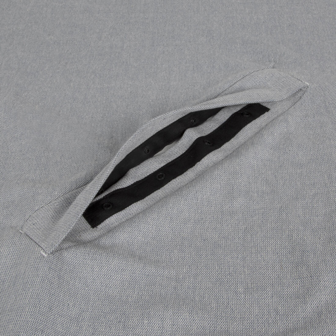 Poncho toalla adulto de algodón celeste - Image 18