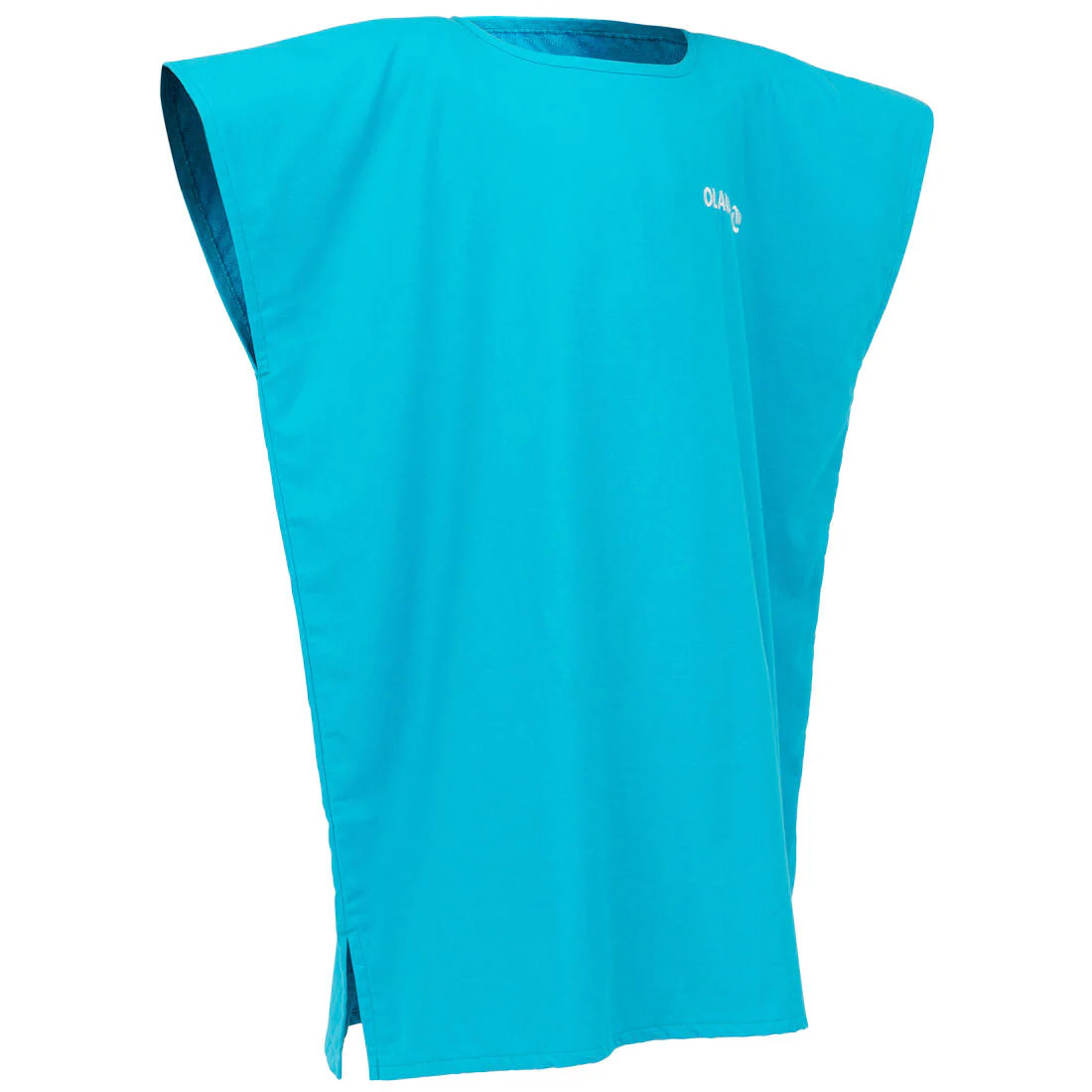 Poncho toalla niños de algodón surf azul - Image 2