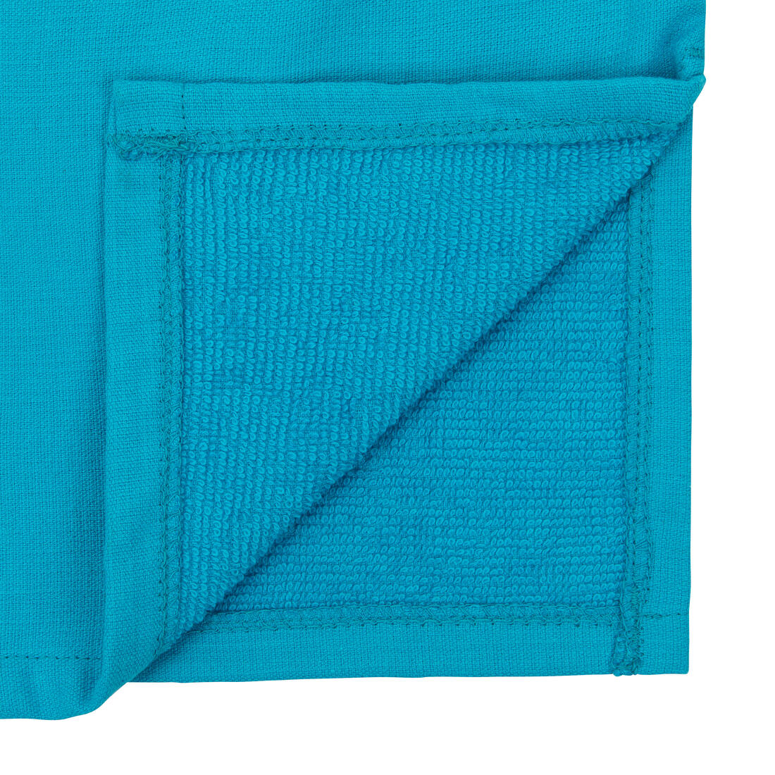 Poncho toalla niños de algodón surf azul - Image 4