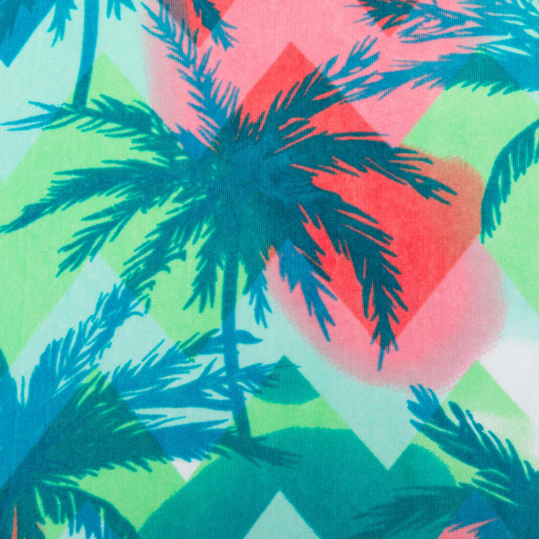 Poncho toalla niños de algodón surf azul rosado - Image 10