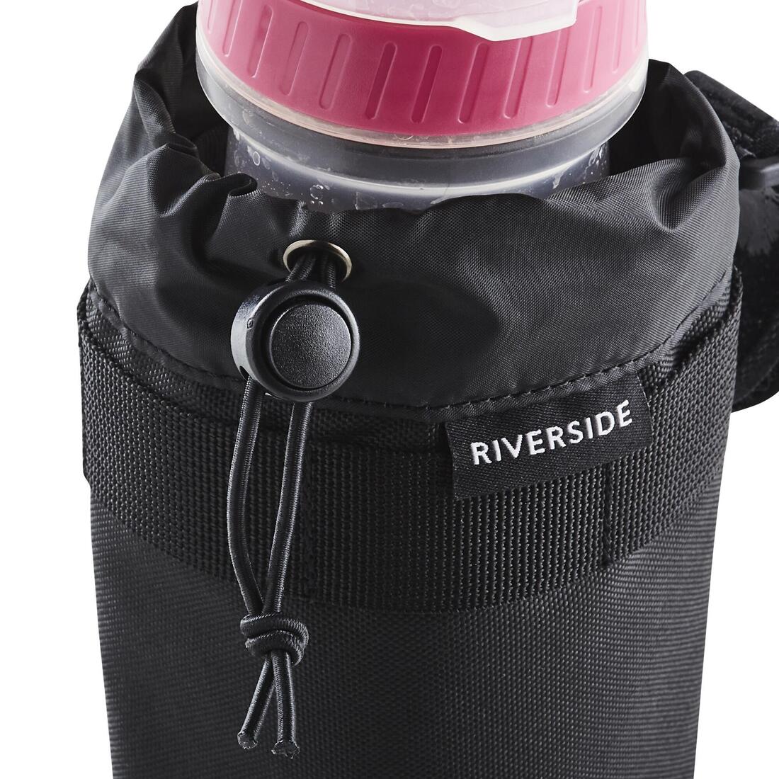 PORTA BOTELLA BICICLETA PARA MANUBRIO DE TELA NEGRO - Image 7