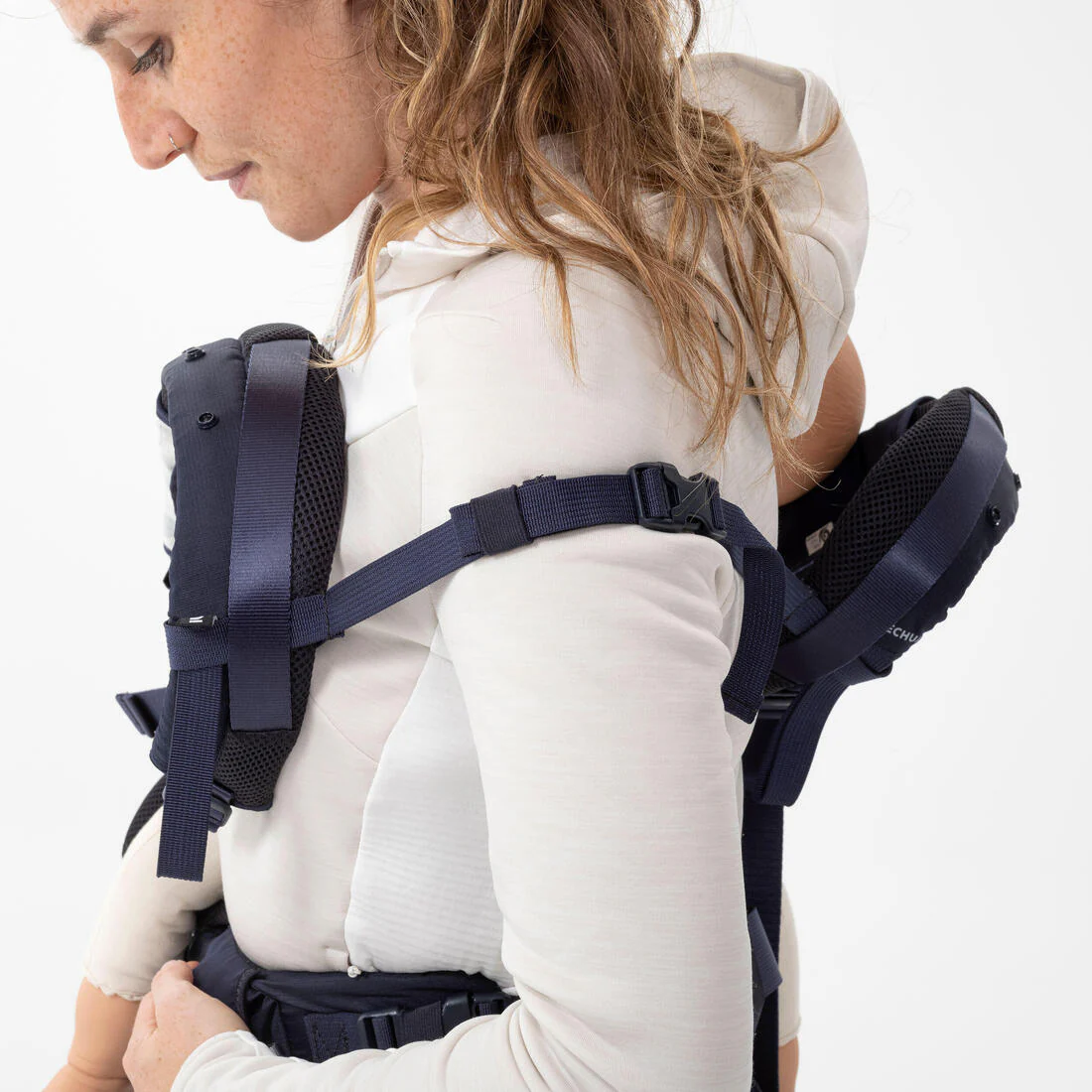 PORTABEBÉS ERGONÓMICO DE 9 MESES A 15KG MH500 AZUL MARINO - Image 17