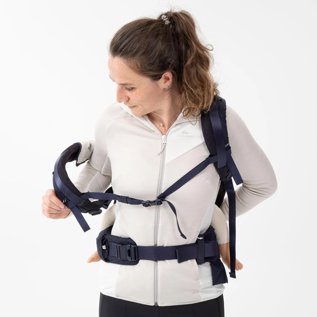 PORTABEBÉS ERGONÓMICO DE 9 MESES A 15KG MH500 AZUL MARINO - Image 20