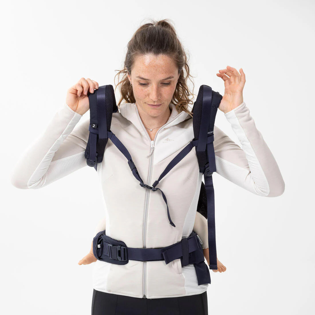 PORTABEBÉS ERGONÓMICO DE 9 MESES A 15KG MH500 AZUL MARINO - Image 21