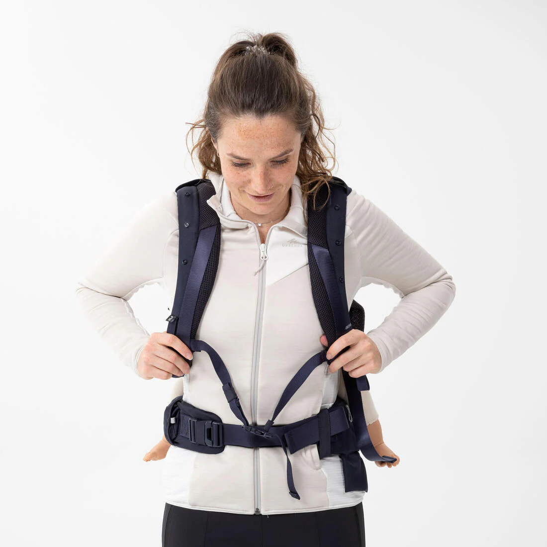 PORTABEBÉS ERGONÓMICO DE 9 MESES A 15KG MH500 AZUL MARINO - Image 22