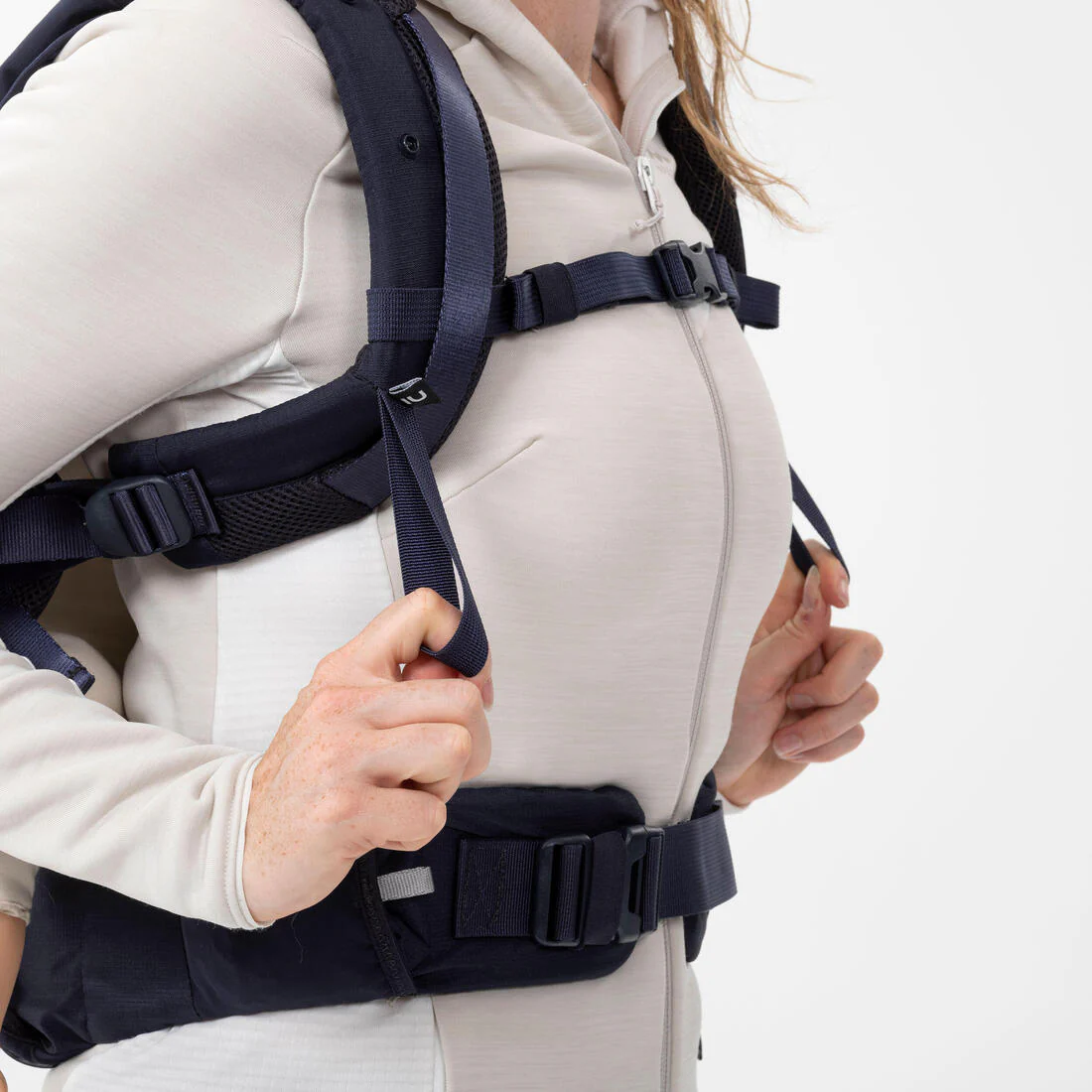 PORTABEBÉS ERGONÓMICO DE 9 MESES A 15KG MH500 AZUL MARINO - Image 26