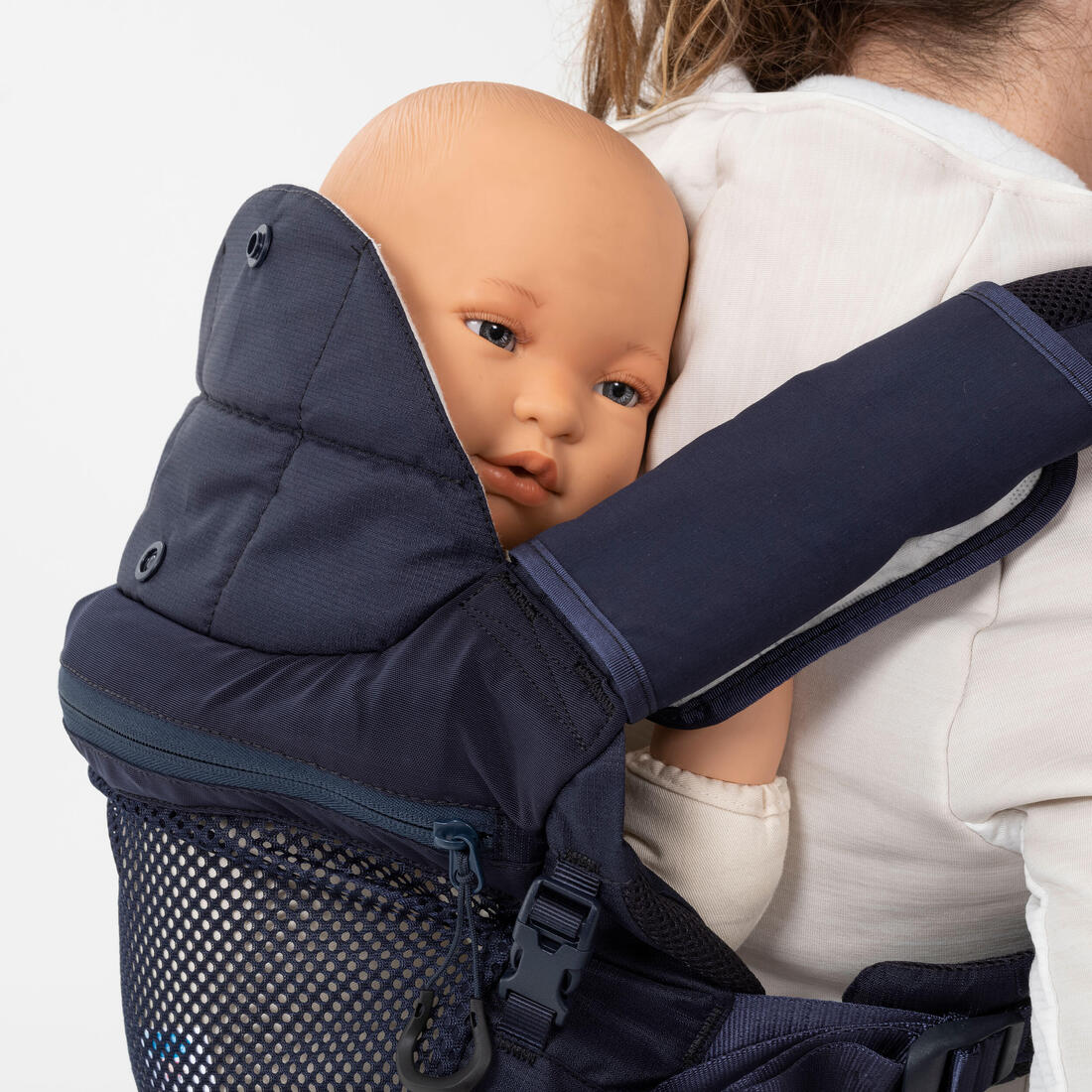 PORTABEBÉS ERGONÓMICO DE 9 MESES A 15KG MH500 AZUL MARINO - Image 28