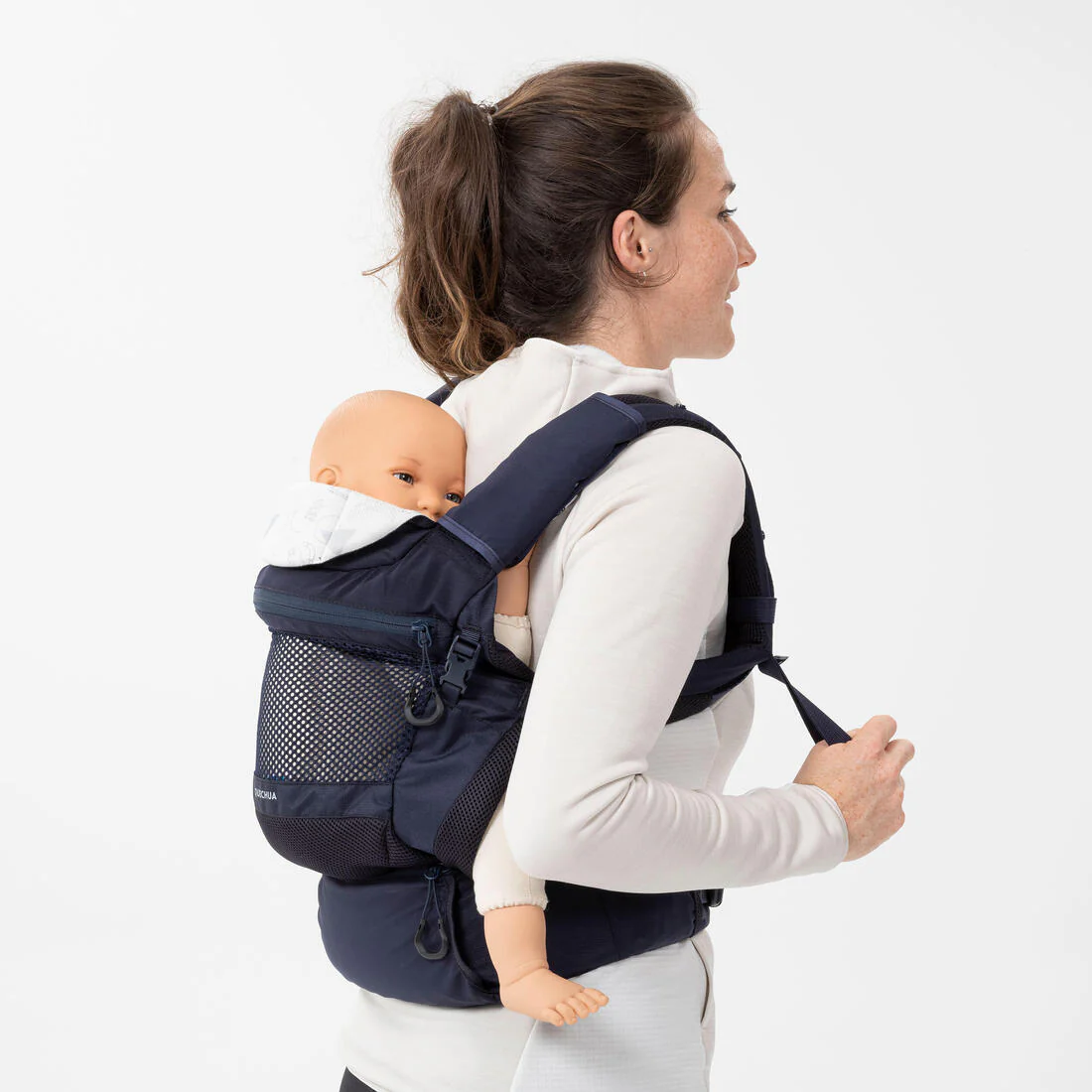 PORTABEBÉS ERGONÓMICO DE 9 MESES A 15KG MH500 AZUL MARINO - Image 30