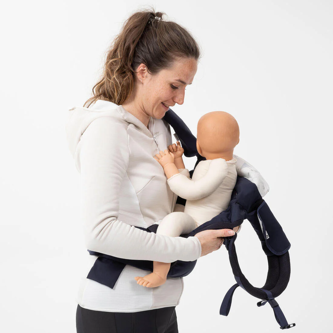 PORTABEBÉS ERGONÓMICO DE 9 MESES A 15KG MH500 AZUL MARINO - Image 31