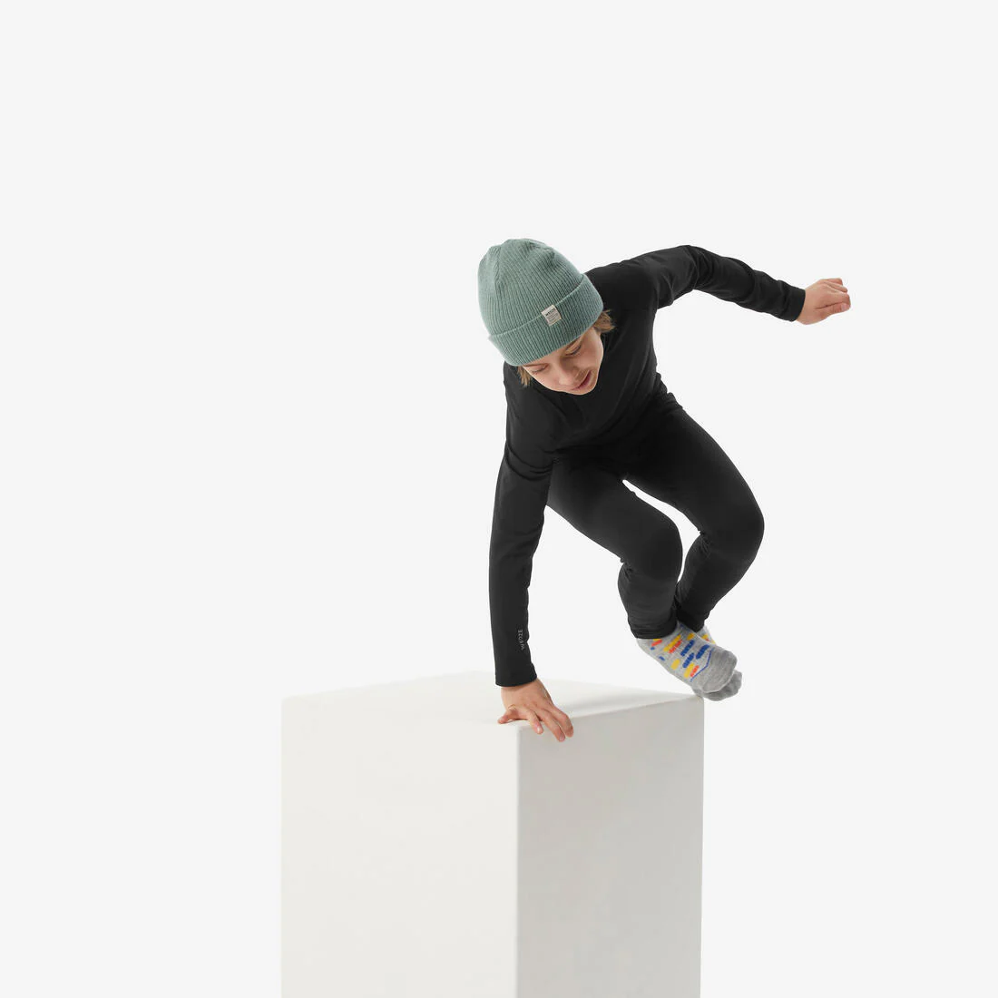 Primera capa superior nieve niños negra - BL500 Transpirable - Image 9