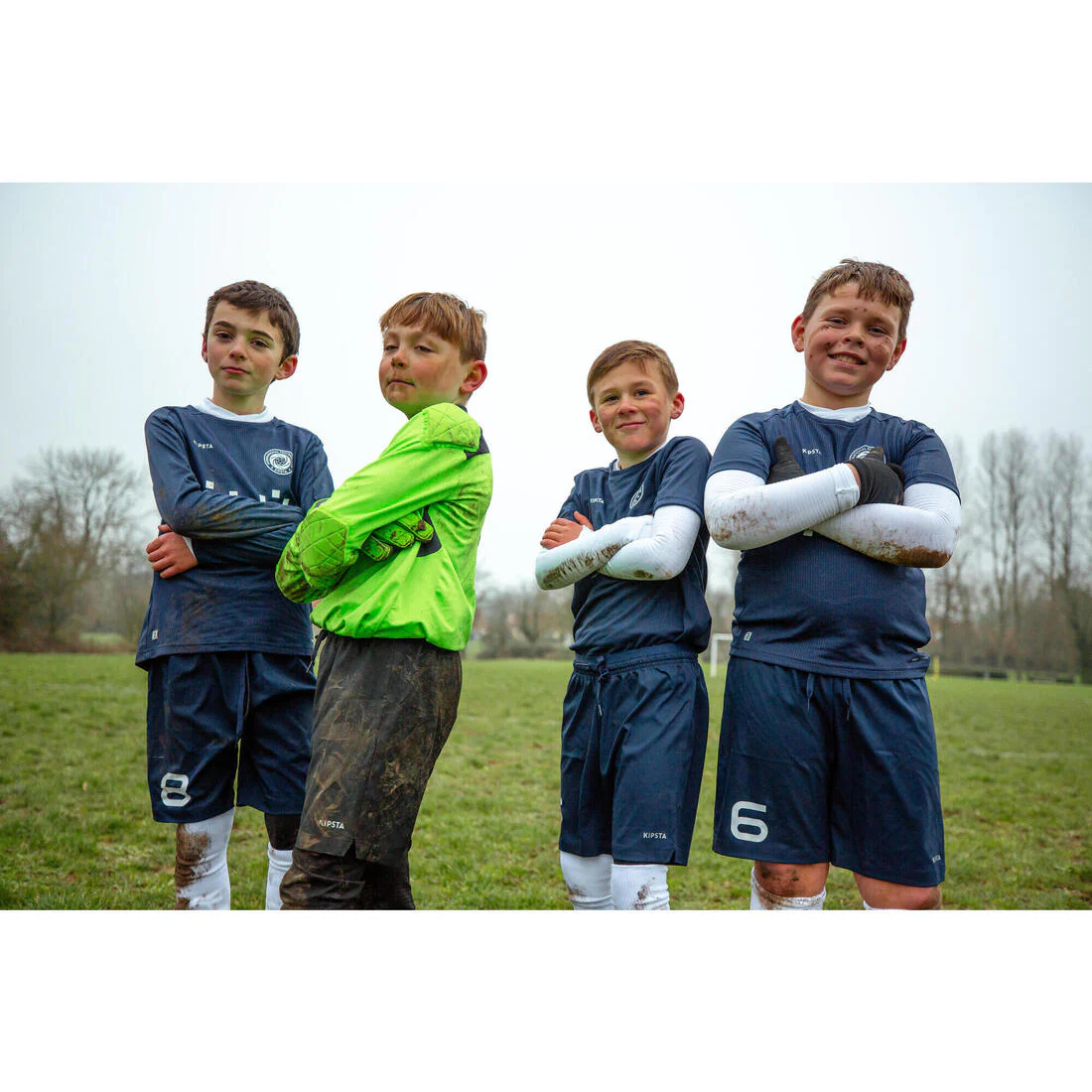 PRIMERA CAPA FÚTBOL CUELLO ALTO MANGA LARGA NIÑO KEEPDRY 500 - Image 34