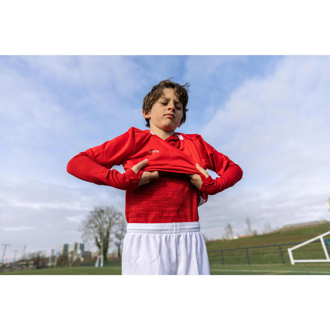 PRIMERA CAPA FÚTBOL CUELLO ALTO MANGA LARGA NIÑO KEEPDRY 500 - Image 39