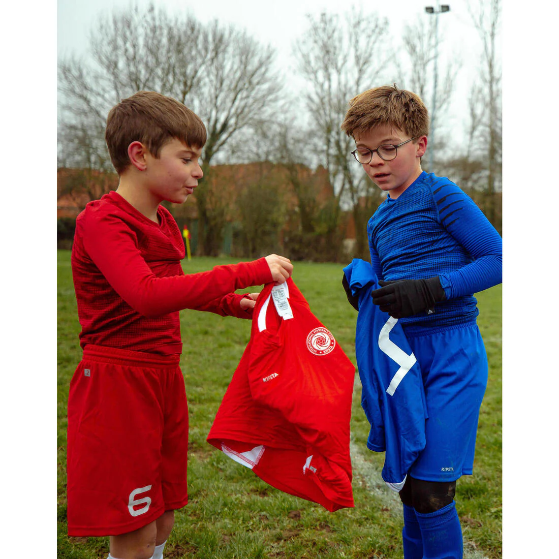 PRIMERA CAPA FÚTBOL CUELLO ALTO MANGA LARGA NIÑO KEEPDRY 500 - Image 47