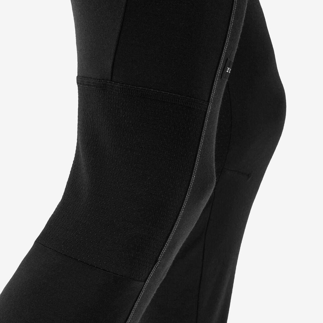 PRIMERA CAPA INFERIOR TREKKING HOMBRE LANA MERINO TREK500 NEGRO - Image 5